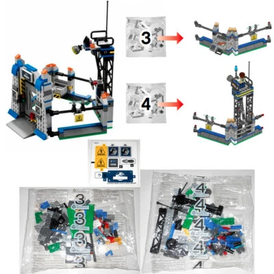 LEGO 75920 Raptor Escape - NEW SEALED BAGS #3 #4 STICKERS (partial set) Jurassic - Image 1 of 4