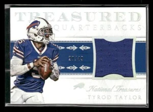 2015 Panini National Treasures #TQB-TT Tyrod Taylor Treasured Quarterbacks #/49 - Picture 1 of 2