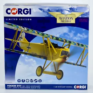 Corgi Aviation Archive 1:48 Fokker DVII Lowenhardt 1918 WWI Limited and Numbered - Picture 1 of 8