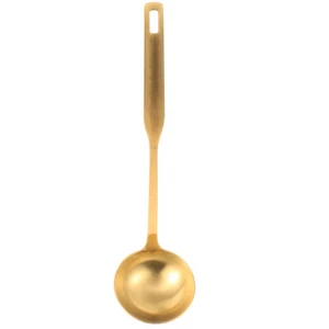 Cooking Ladle Stainless Steel Gravy Ladle Sauce Soup Spoon Wok Ladle Heavy Duty - Picture 1 of 12