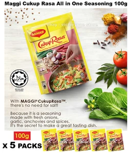 RECETA DE COCINA DE CUKUP RASA condimento de hierbas todo en uno 100 g x 5 paquetes - Imagen 1 de 11