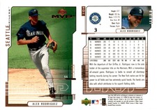 Alex Rodriguez 2000 Upper Deck MVP Baseball Card 104  Seattle Mariners