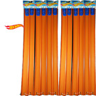 Hot Wheels lot set 12 Straight Track Pieces 24'' Long 24 FEET TOTAL w connectors