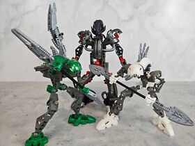 LEGO Bionicle Lot - 8593 Makuta 8589 Lerahk 8588 Kurahk