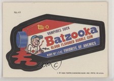 1985 Topps Wacky Packages Batzooka Bubble Gum #41 0s4