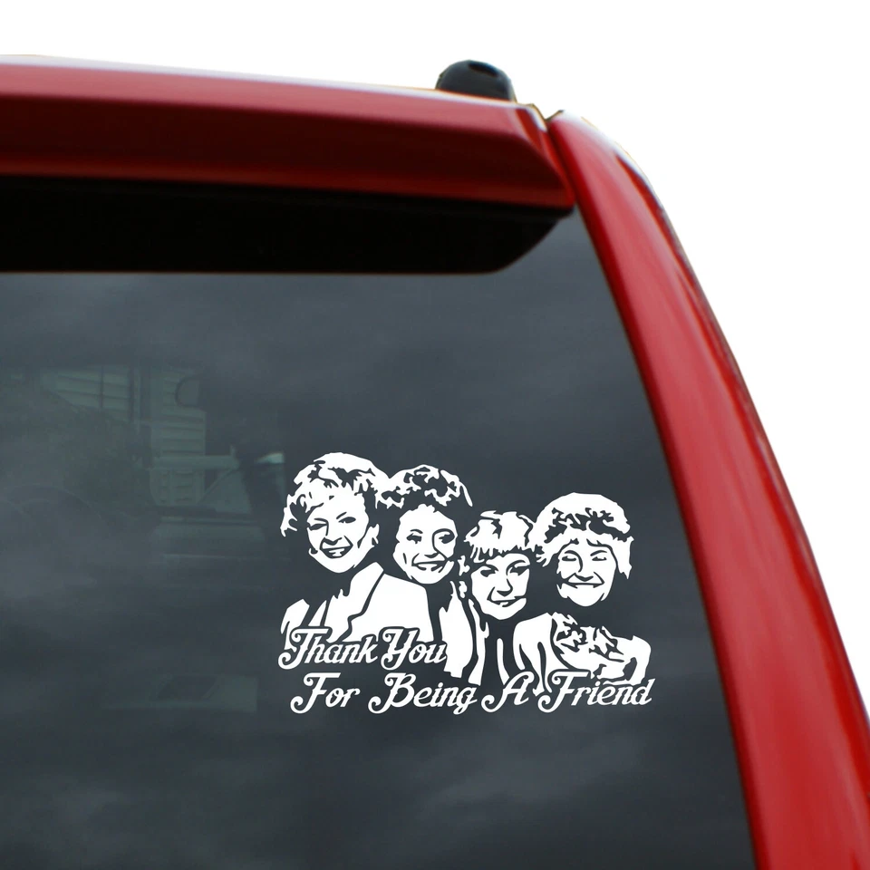 Golden Girls Thank You Vinyl Decal Sticker | 4.5" x 6.5" - Image 1 of 1