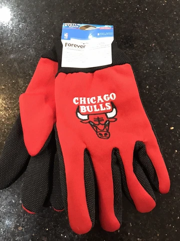 Chicago Bulls Nba Utility Gloves Adult size Cover