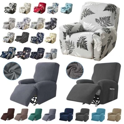Recliner Covers Series 4 Pieces Stretch Reclining Sofa Couch Slipcover Protector - image 1 of 4