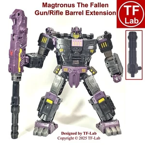 Rifle/Barrel Extention Transformers Age of The Primes Thirteen Megatronus Fallen - Picture 1 of 7