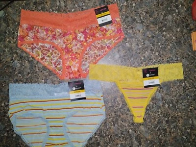 Трусики хипстерские и стринги упаковка 3 шт. большие без границ  - Изображение 1 из 2
