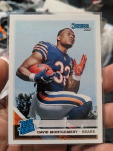 David Montgomery 2019 Donruss Rated Rookie RC Card No. 311