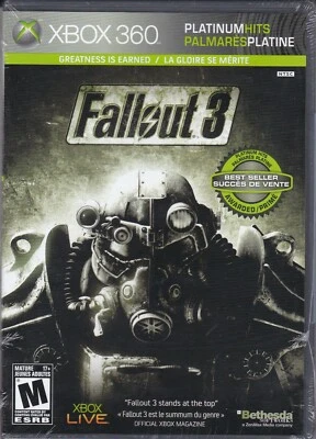 Fallout 3 *Platinum Hits* (Microsoft Xbox 360, 2008) *NEW* - Image 1 of 3