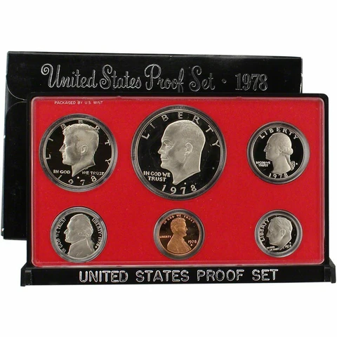 1978 United States Mint Proof Set Cover