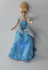 Cinderella Barbie Doll Light Up with Sounds Dress Feet Disney Mattel 12" Tall