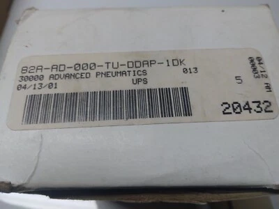MAC VALVES INC 82A-AD-000-TU-DDAP-1DK / 82AAD000TUDDAP1DK (BRAND NEW) - Изображение 1 из 4