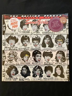 SEALED The Rolling Stones "Some Girls" LP 1978 Banned Cover w/ Hype Stickers - Image 1 of 4