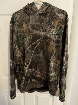 Realtree Xtra Camo Long Sleeve Pullover Hoodie Size Large 42-44 - Image 1 of 4