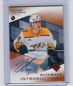 2024-25 Ultimate Collection Zachary L'Heureux Ultimate Introductions Rookie Auto - Picture 1 of 1