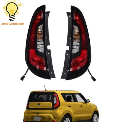 Lámpara de luz trasera derecha + izquierda transparente para Kia Soul 2014 2015 2016 2017 2018 2019 Foto 1 de 4