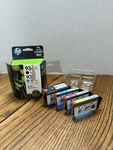 HP 934XL 935 Cartouches d'encre couleur noire 4PK OfficeJet Pro, 8/22 - Photo 1/9