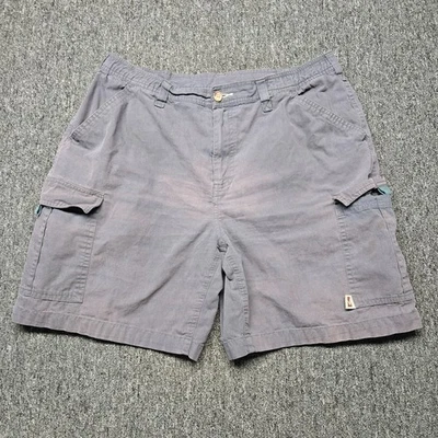 Alpine Design Men's L Cargo Shorts Gray Elastic Waist Utility (34" Waist) - Image 1 of 4