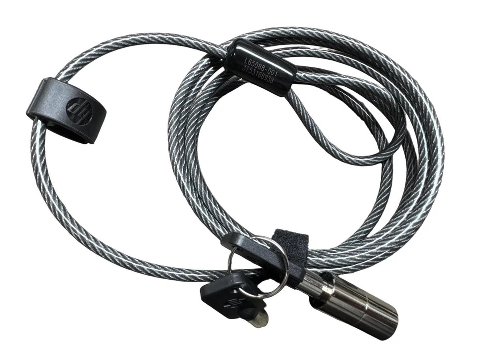 6UW42AA NUEVO HP Sure Key Cable Bloqueo 1,83 m para Notebook, Monitor, Tablet, etc... Foto 1 de 4
