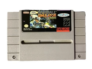SNES Baseball Simulator 1000 *TESTED* - Picture 1 of 2
