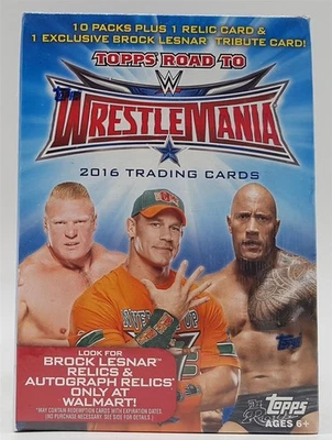 Topps WWE Wrestling Road to Wrestlemania Box 2016 Blaster Box