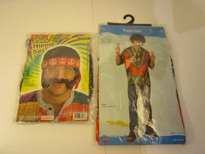 Hippie Groovy Herren Erwachsene Kostüm Set (Posten) FORUM VERSIEGELT HALLOWEEN TC - Bild 1 von 2