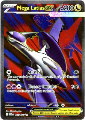 Mega Latias ex - Ultra Rare 163/132 - Mega Evolution - Pokemon NM/M - Image 1 of 2
