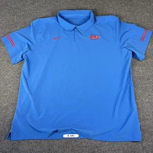 Nike Ole Miss Rebels Coaches Pullover Polo Coach Issued Monte Kiffin - Picture 1 of 7