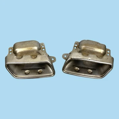 Muffler Exhaust Tip Cover Set OEM 10-13 Mercedes W221 S400 S550 X164 GL450 - Bild 1 von 4