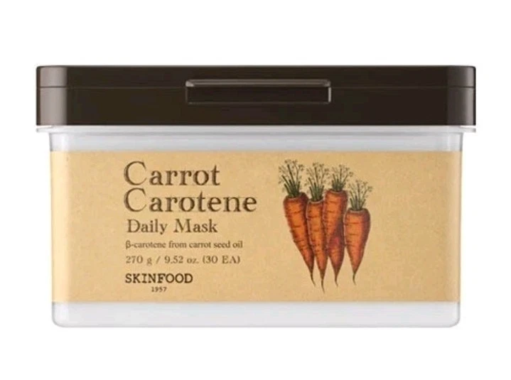 Mascarilla diaria SKINFOOD zanahoria caroteno 270 g - 30 máscaras Foto 1 de 1