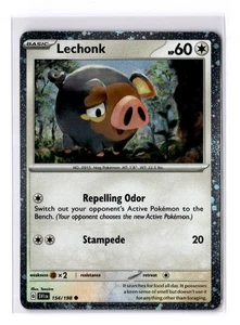 Lechonk - (Cosmo Holo) 154/198 Misc. Cards & Products Holo - NM - POKEMON TCG - Picture 1 of 2