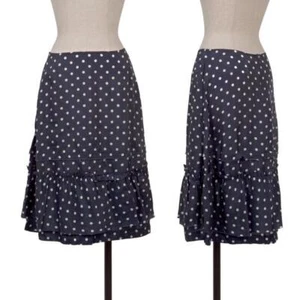 tricot COMME des GARCONS Dot Printed Gather Switching Skirt Size S(K-149573) - Picture 1 of 12
