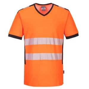 Lightweight Hi-Vis T-Shirt Short Sleeve Mesh Shirt S to 4XL - Picture 1 of 8