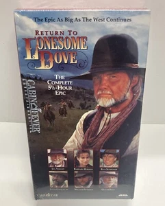 Return to Lonesome Dove VHS -1993 New Sealed 5 1/2 Hour Movie Western Jon Voight - Picture 1 of 18