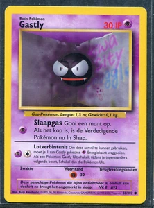 Gastly 50/102 Dutch Base Set Unlimited NL WOTC Wizards Pokemon Card TCG GD #2 - Picture 1 of 4