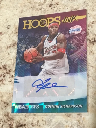 2019-20 Panini NBA Hoops Quentin Richardson Hoops Ink Auto Clippers Autograph