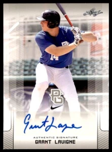 2017 Leaf Perfect Game National Showcase Silver Grant Lavigne Auto MLB Team - Picture 1 of 2