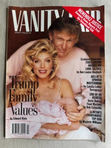Vanity Fair March 1994 Donald Trump Marla Maples Aretha Franklin Menendez Bros - Picture 1 of 9