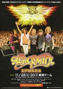 AEROSMITH 2011 JAPAN TOUR CONCERT FLYER STEVEN TYLER JOE PERRY - Picture 1 of 1
