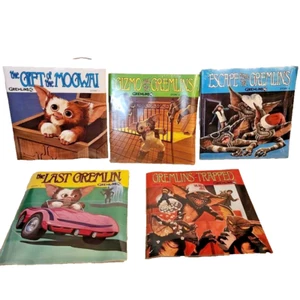 1984 Buena Vista Gremlins Adventures 1-5 vedi sentire leggere libro/record set SIGILLATO! - Foto 1 di 7