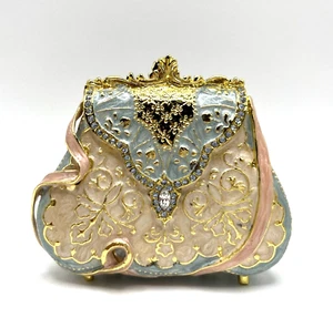 Cartera de colección de cristales esmaltados con joyas de bolsillo para baratijas - Imagen 1 de 9