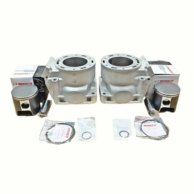 Arctic Cat 800 OEM Cylinders Wiseco Pistons STD 88J1 01-02 Mountain Cat ZR ZL - Image 1 of 4