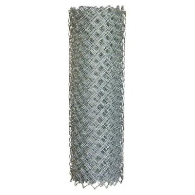 6 Ft. X 50 Ft. 11.5- Gauge Galvanized Steel Chain Link Fence Fabric Diamond Mesh - Image 1 of 4