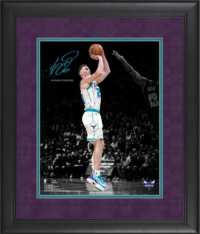 Gordon Hayward Charlotte Hornetts Framed 11" x 14" Spotlight Cover