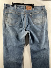 Vintage Levis 501 XX Denim Jeans Button Fly Men's 48x34 USA Made