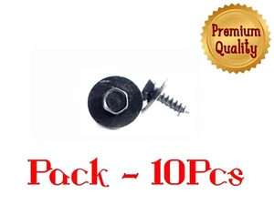 FORD CAR BOOT/TRUNK TRIM PANEL, UNDER COVER MOUNT 4 13MM HEX HEAD SCREW CLIP x10 - Picture 1 of 9