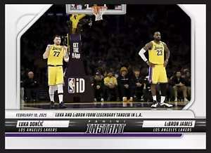 2025 PANINI INSTANT ⭐ LUKA DONCIC & LEBRON JAMES DEBUT ☄️ N. 343 - Imagen 1 de 2